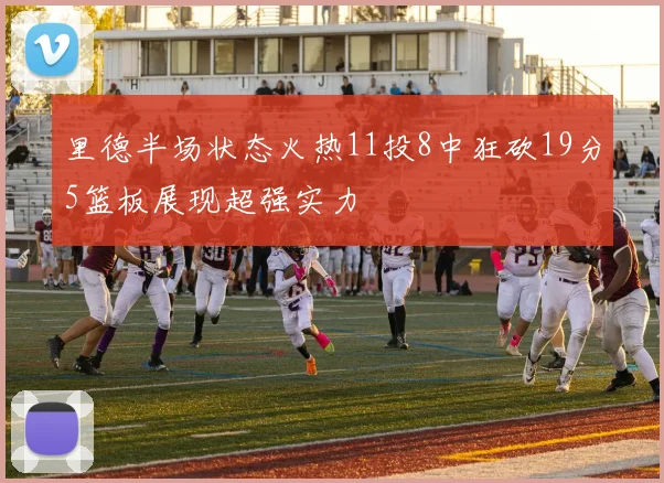 里德半场状态火热11投8中狂砍19分5篮板展现超强实力