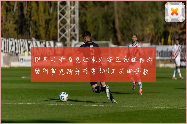 伊布之子马克西米利安正式租借加盟阿贾克斯并附带350万买断条款