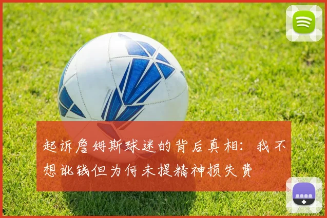 起诉詹姆斯球迷的背后真相：我不想讹钱但为何未提精神损失费
